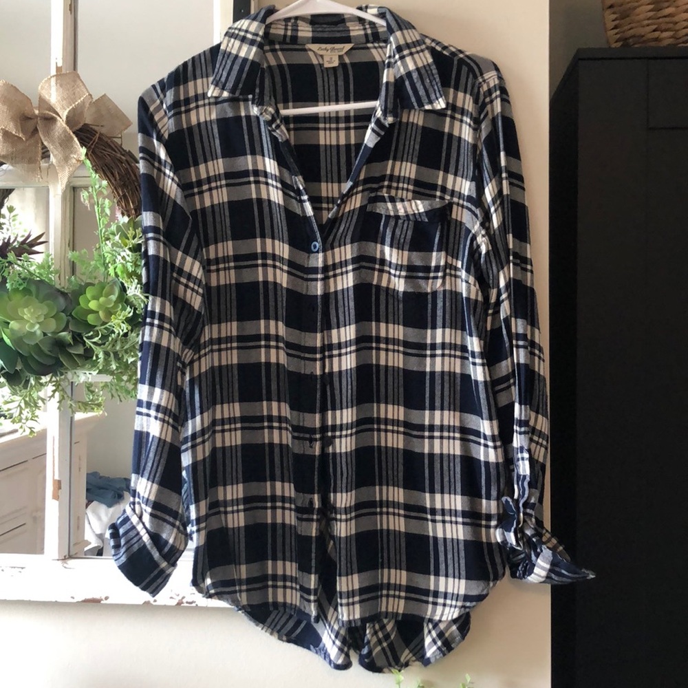 LUCKY BRAND- plaid shirt
